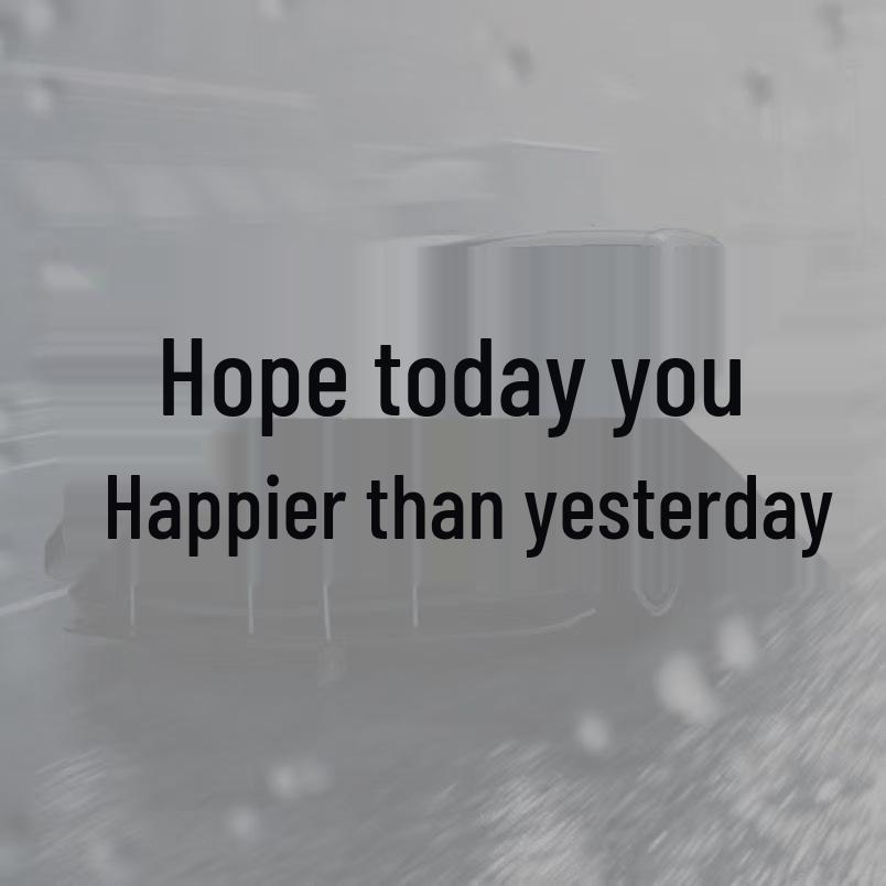 Hope You're Happier Today Rear Window Sticker