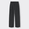 GU by Uniqlo Herringbone Tuck Wide Pants+ec  80.0cm Long 
