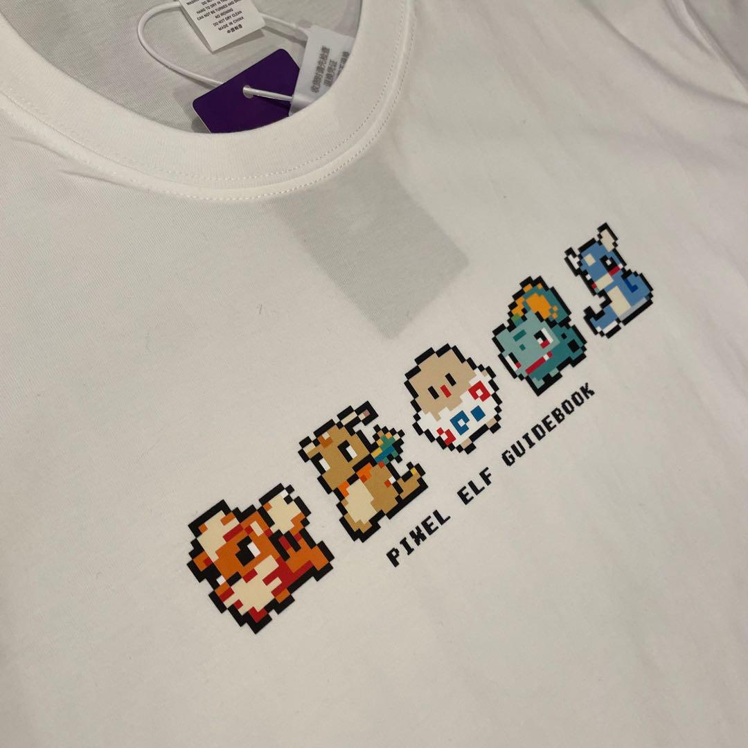 

[USED] Discounted Pokemon pixel art T-shirt, unisex, anime Tee