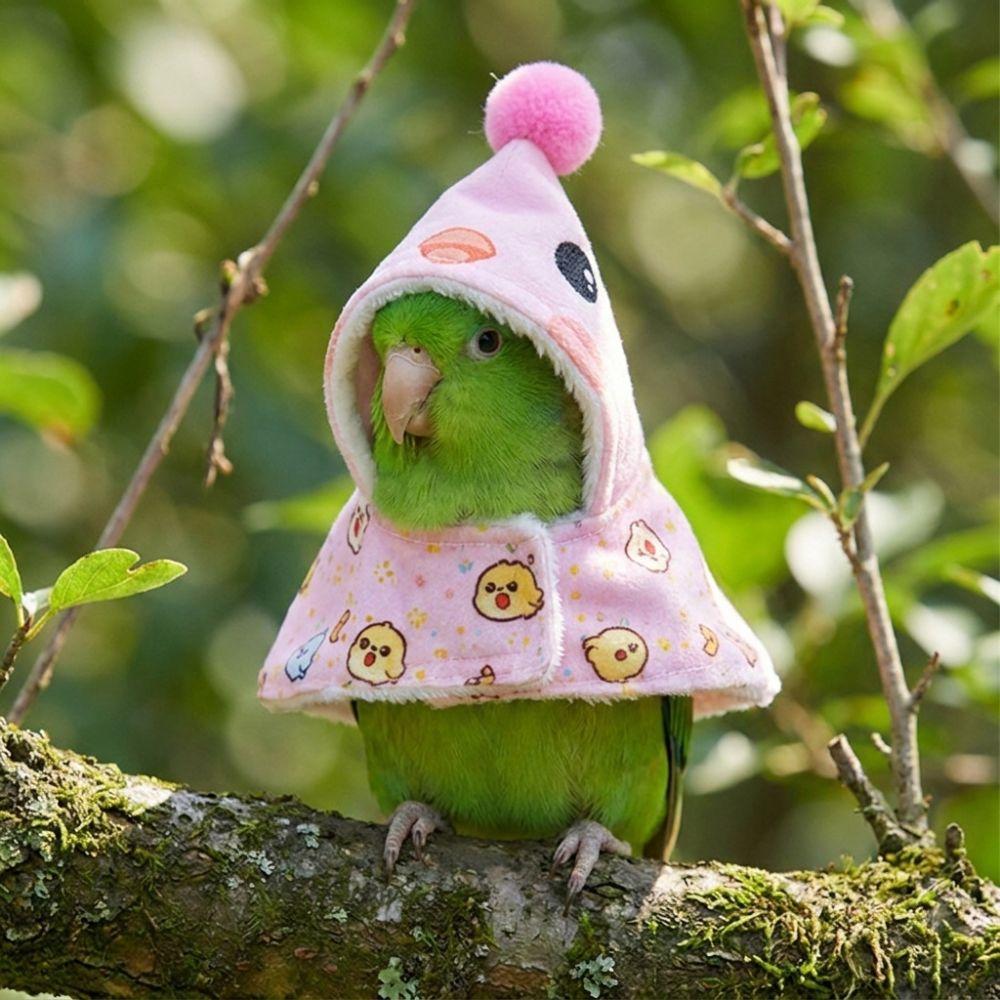 Windproof Parrot Warm Cape Comfortable Bird Winter Jacket Bird Clothes Bird Costume Cold Weather