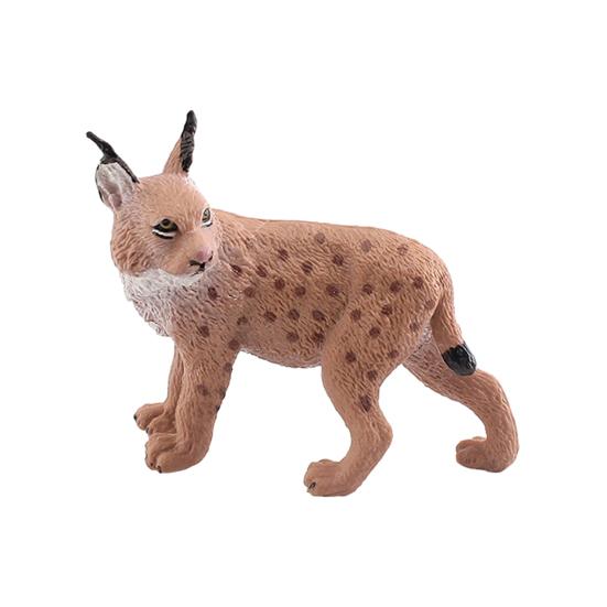 Realistische Tierfigur Leopardkatze Roter Panda Maus Schnabeltier Frettchen Egernia