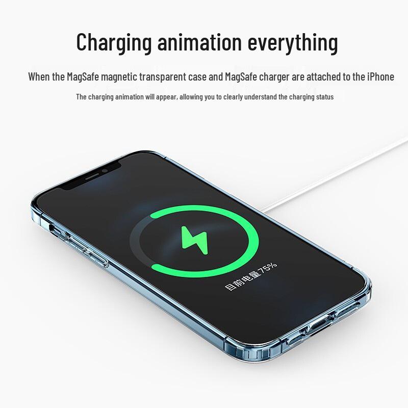 MagSafe Magnetic Transparent Case for iPhone 17 Pro Max/16 Pro - Full Coverage Protective Case