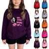 Boys Girls Child Fashion Daily Versatile Casual Crewneck Sweatshirts Daily Long Sleeve Patchwork Top Sweatshirts