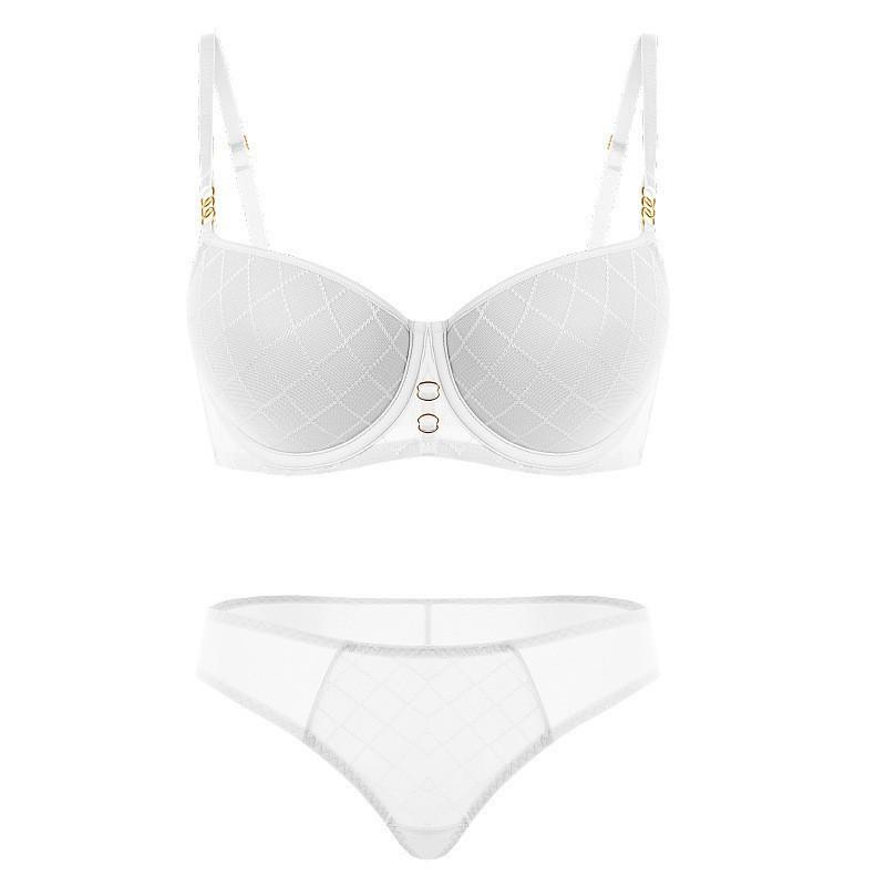 

Сексуальное нижнее белье маленькая грудь показывает большую грудь собирает нижнее белье близко под грудью против отвисания большой размер чашка 75B белый