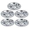 5Pcs Thicken 304 Stainless Steel Round Divided Service Plate Dinner Tray Tableware for Kid5?Section