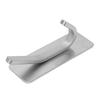 4pcs Adhesive Hooks Hole Free Wall Hangers Coat Hat Stainless Steel Hooks Bathroom Adhesive Hangers Silver