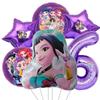 Set di 6 Palloncini in Alluminio con Numeri da 0 a 9 per Festa di Compleanno a Tema Musicale Decorazione Baby Shower Regalo