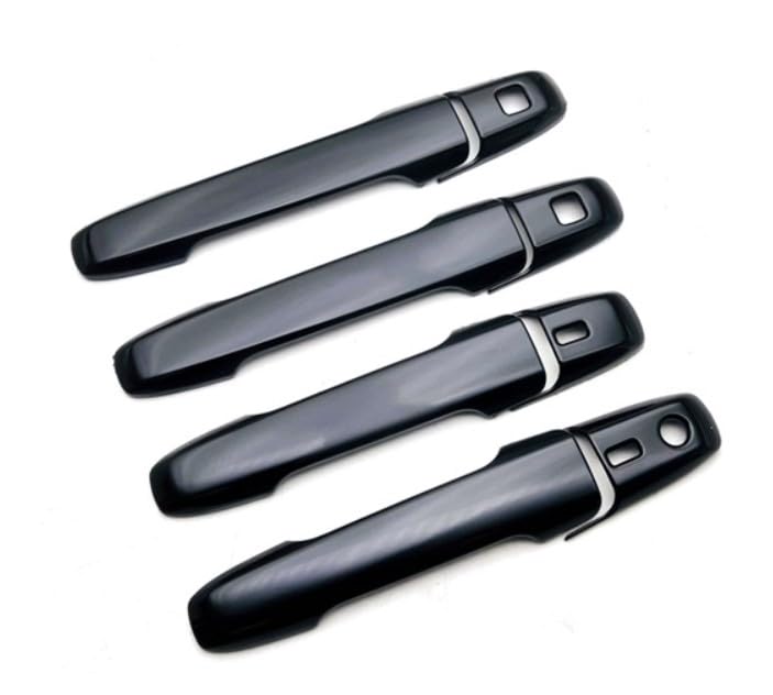 

FUKUARE Дверная ручка Наружная Заказные детали для Toyota Tanto Move Накладки, (Фортепианный черный) LA650/LA660, LA850/LA860