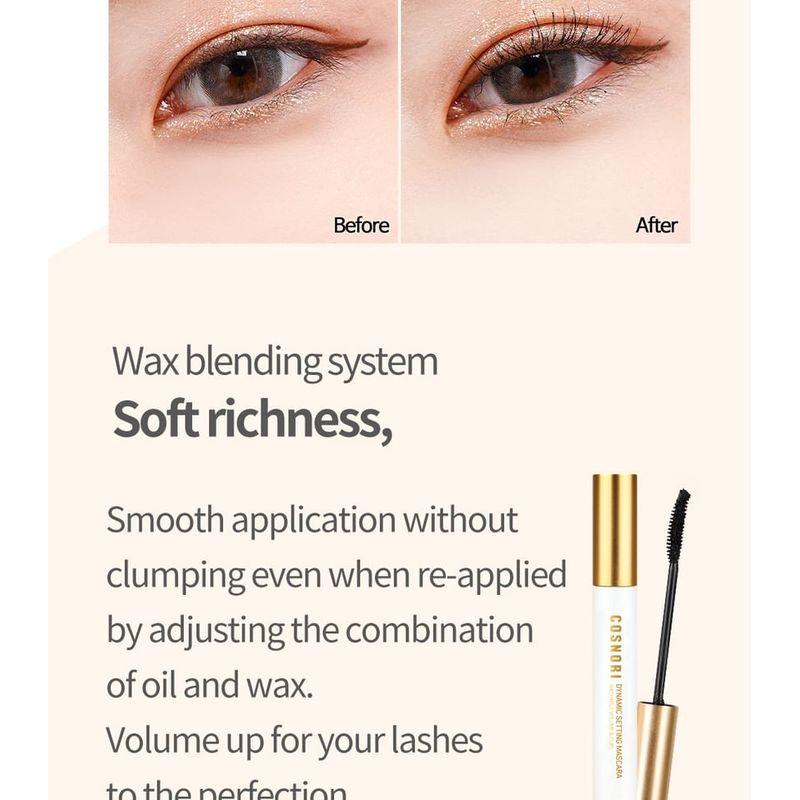 COSNORI - Dynamic Setting Washable Mascara - 2 Types