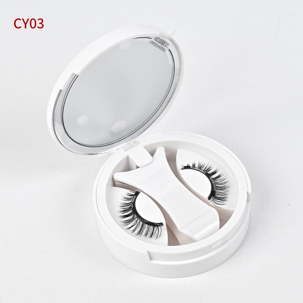 Magnetic Reusable Eyelashes in Glue-Free Portable Case for Beginners