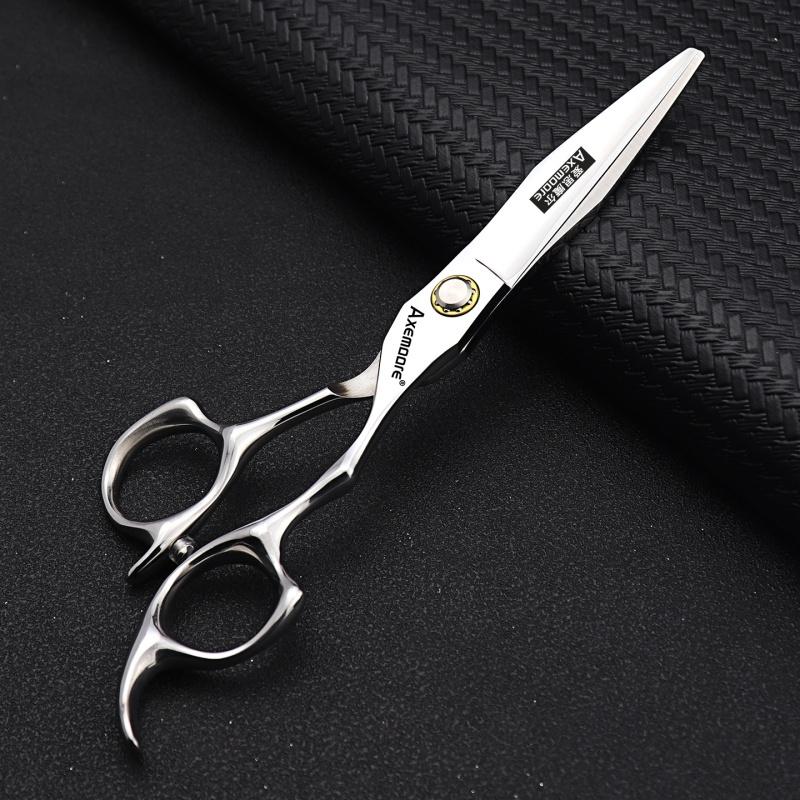 Hair Scissors Ergonomics Handle 9cr13 Steel 6-inch Hairdressing Cutting Scissors and Thinning Scissors Set