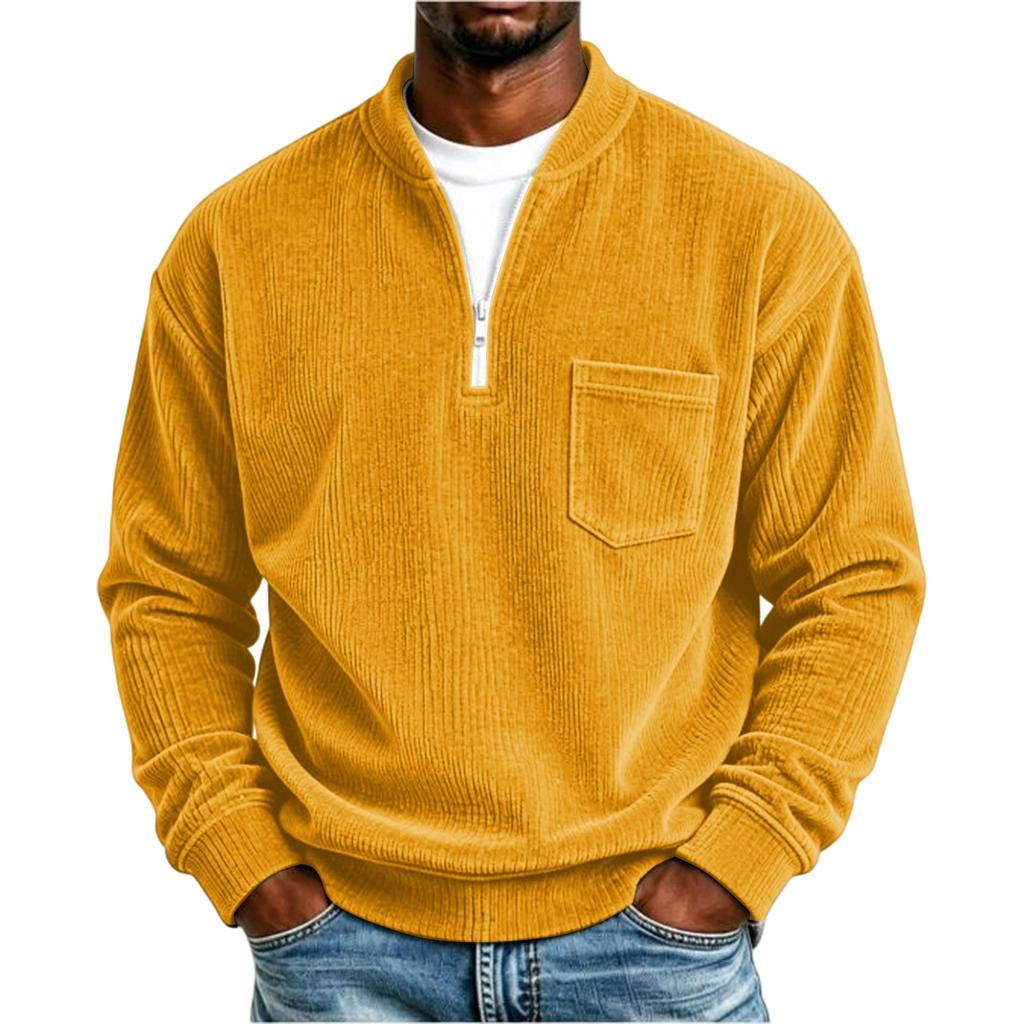 Men's Casual Loose Fit Top with Pockets Street