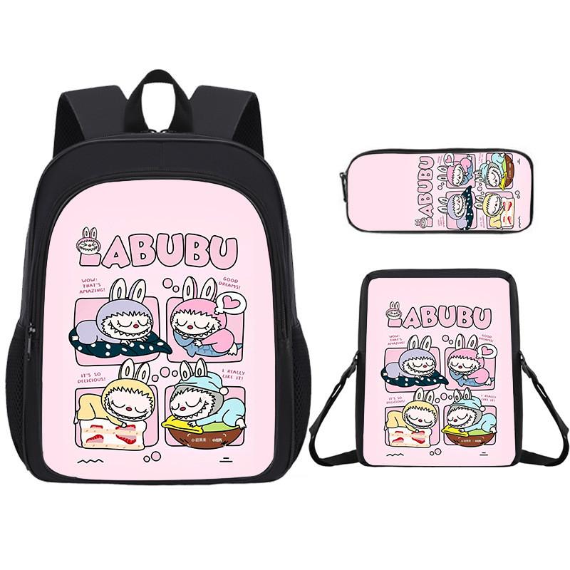 Cartoon Backpack For Kid With Graphic Design And Large Capacity Daily For