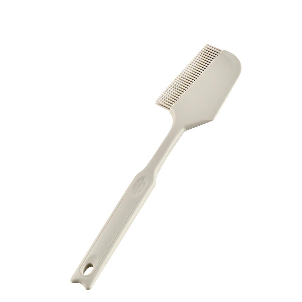 

Нескользящая ложка два в одном, устойчивая к высоким температурам, силиконовая лопатка, кухонные принадлежности, силиконовая лопатка, специальная лопатка для ежедневной трапезы и кухни Khaki, Scraper