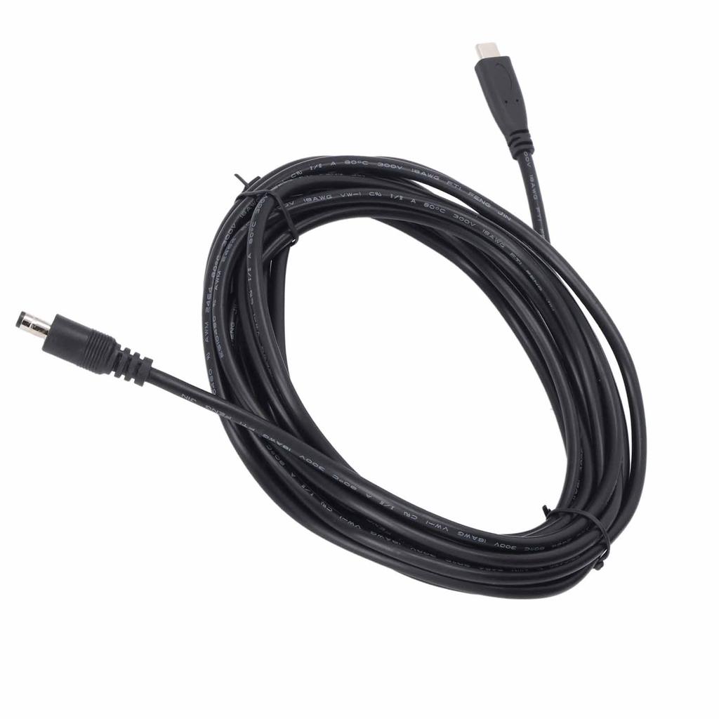 Type C to DC Satellite Power Cable PVC Water Resistant Satellite Antenna Cable Extension for