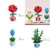 Flower Blocks Model Toy Kids Gift – Creative Simulate Flowers Decoration