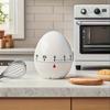 Egg Shaped Timer – Plastic Kitchen And Bedroom Countdown Timer, Playful Design, Classic Kitchen Accessory