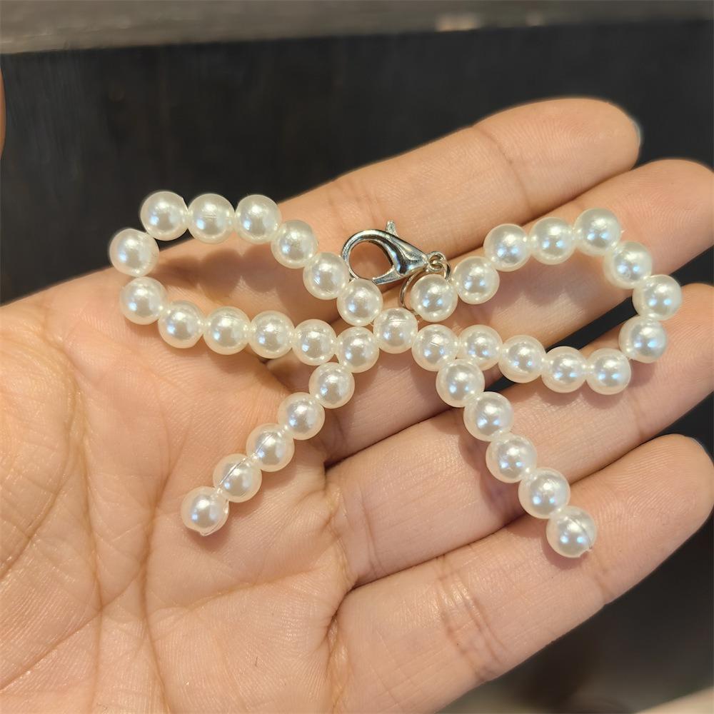 1PCS Crystal Flower Black White Color Fairy Bow Shoe Laces Buckle Ballet Lace Pearl Shoes Charm Buckle Shoelaces Decoration