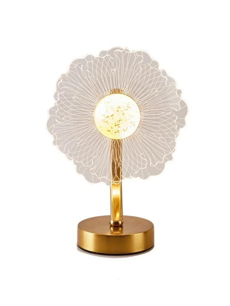 Table Lamp Retro Gold Acrylic Butterfly LED Desk Lamp Hotel Villa Art Decor LED Table Light Living Room Bedside LED Night Lights
