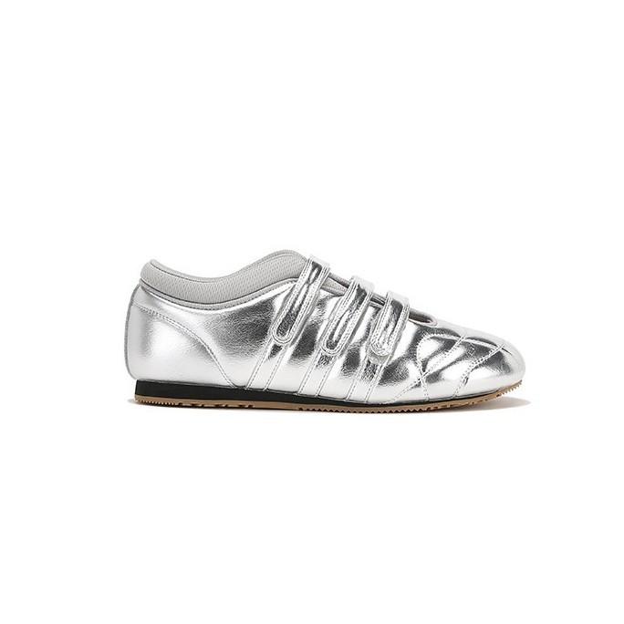 

Версия из коровьей кожи виноградной матери три липучки повседневные моральные тренировочные туфли кожаная функция Мэри Джейн одинарные туфли женские туфли для боулинга 35