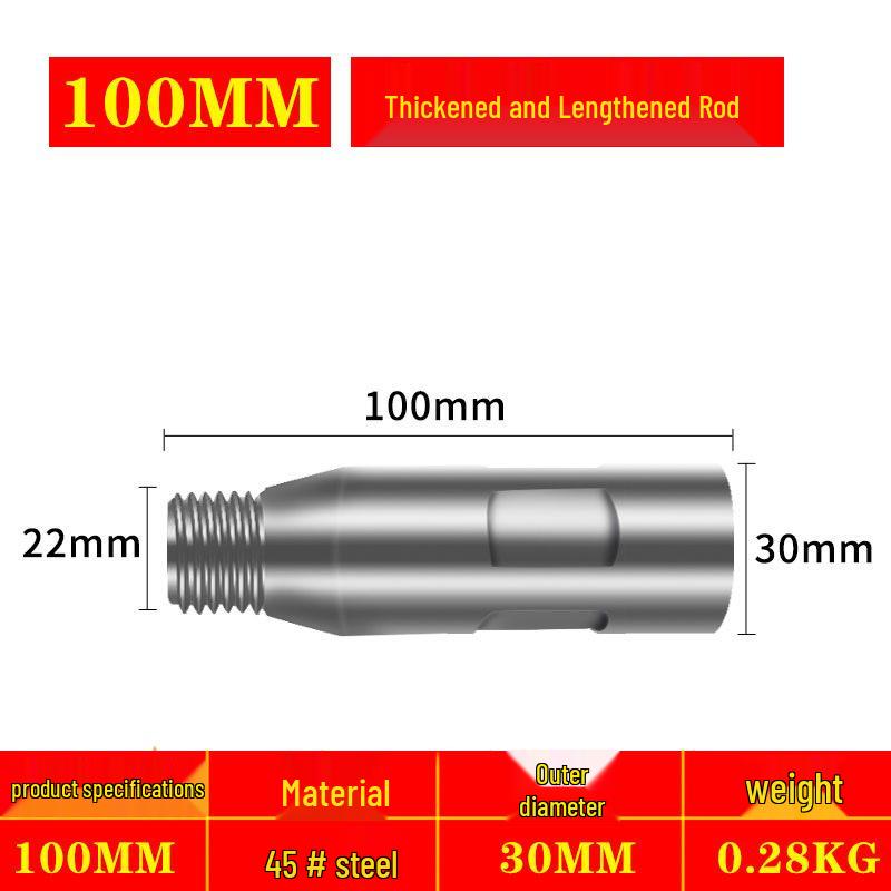 Heavy-Duty Diamond Drill Bit Extension Rod for Pipe Laying and Wall Hole Opening