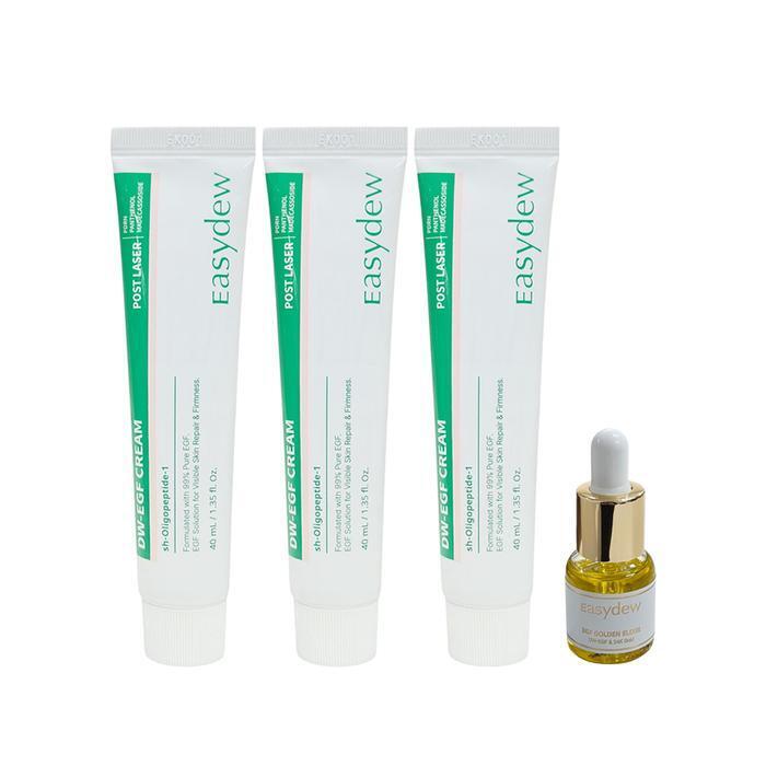 Easydew Post-Laser EGF Cream 40ml x 3 + Golden Elixir 4ml x 1 (43386868)