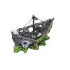 Pirate Ship Aquarium Ornament - Glass Fish Tank Decor & Hiding Spot Resin Boat