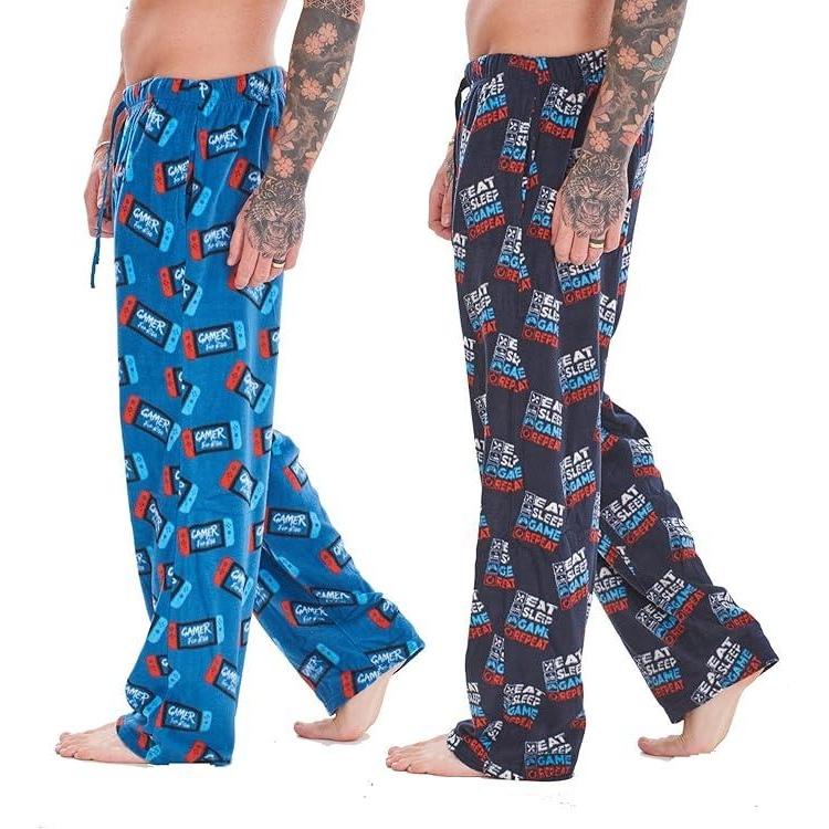 Keanu Mens Gamer Lounge Pants (Pack of 2)