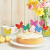 500 Sheets/Roll Colorful Small Tulip Flower Laser Stickers, Holiday Decoration Material, Self-Adhesive Sealing Labels