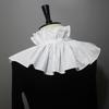 Women Victorians Ruffle Stand Up Neck Collar Vintage Renaissances False Collar Shawl Scarf Decorative Boleros Capelet
