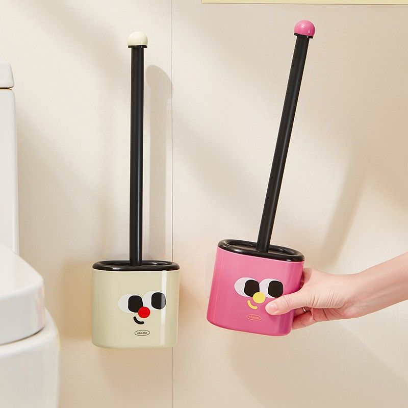 Toilet Brush Household Corner Wall Mounted Toilet Brush Toilet Washing and Cleaning Brush