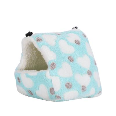 Hamster Sleeping Bag Pet Hanging Cute Bedroom Heart Shaped Castle Hammock Sponge PlushM