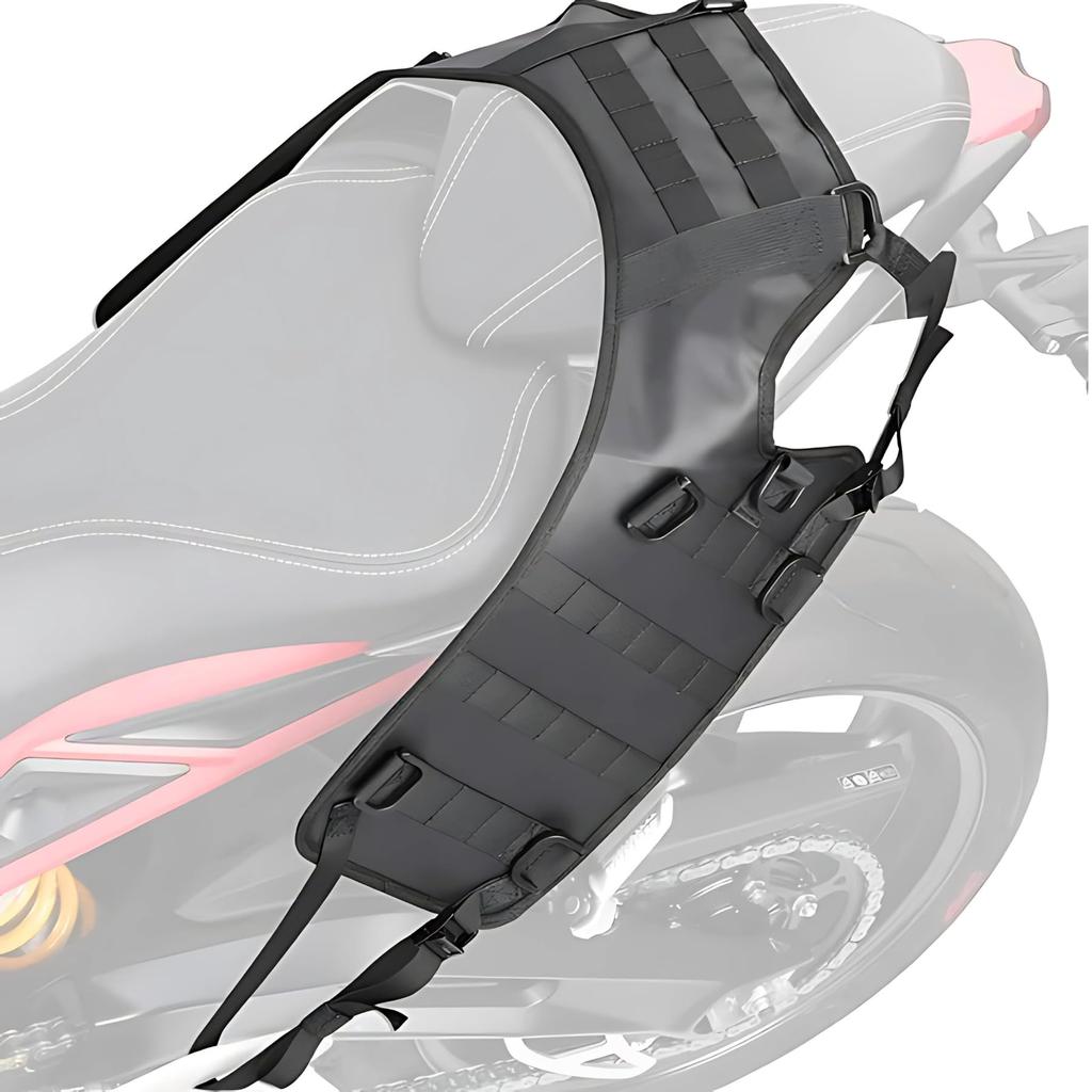 Mellbo Motorcycle Side Bag Belt Buckle Compatible with Various Easy to Does Not Slip Base, & Fixation, Waterproof, Vehicles, Install,