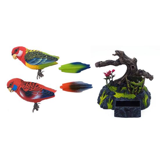Electronic Birds Toy Voice Control Interactive Festival Gift Simulation Bird Parrot Toy for Children