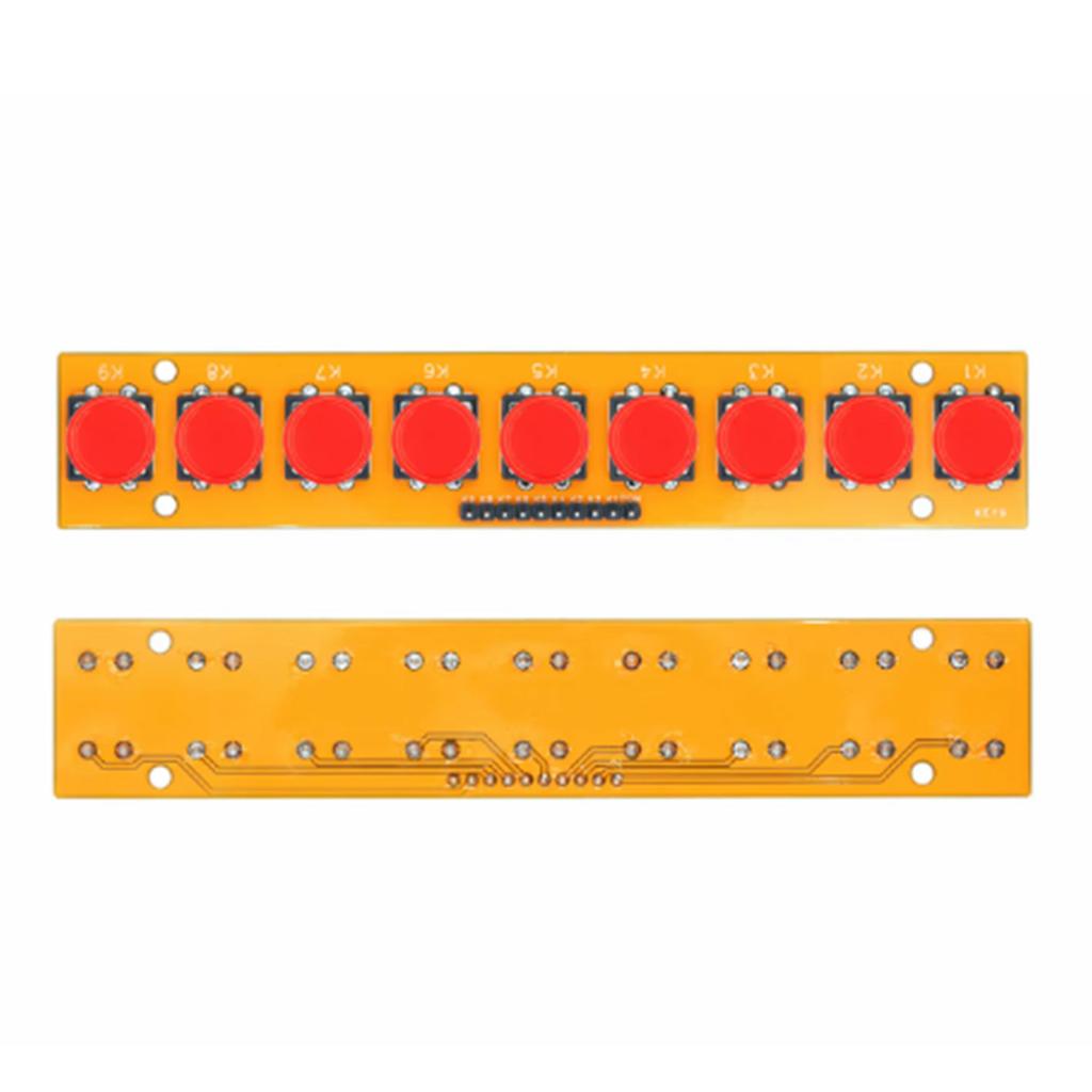 1~100Pcs 9 Channel Key Module Push Button Switch Trigger Signal Conduction Voice Playback Control Accessory Circuit Board