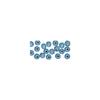 FSC 100% Wooden Beads, Polished, 6mm Ø, Light Blue, 115 Pieces