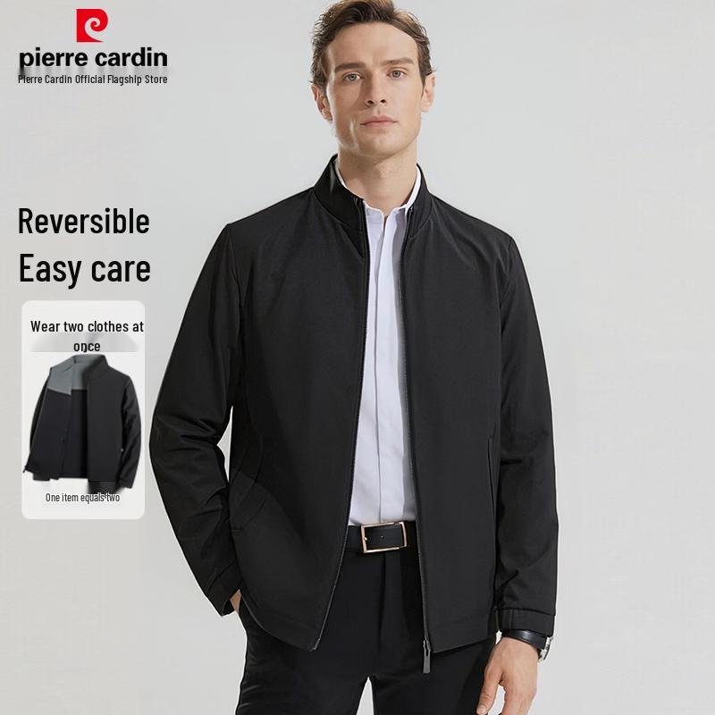 Pierre Cardin Men's Reversible Business Casual Jacket