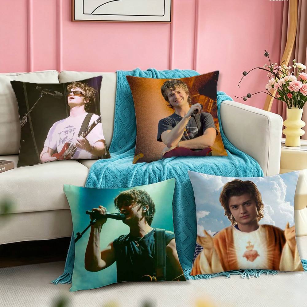 DDjo Joe KKeery Singer Pillow Case Square DoubleSided Sofa Cushion Cover Bedroom Bedside Pillow