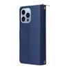 R20 Für iPhone 13 Pro Hülle Reißverschlusstasche PU Leder Abdeckung mit 9 Kartenfächern