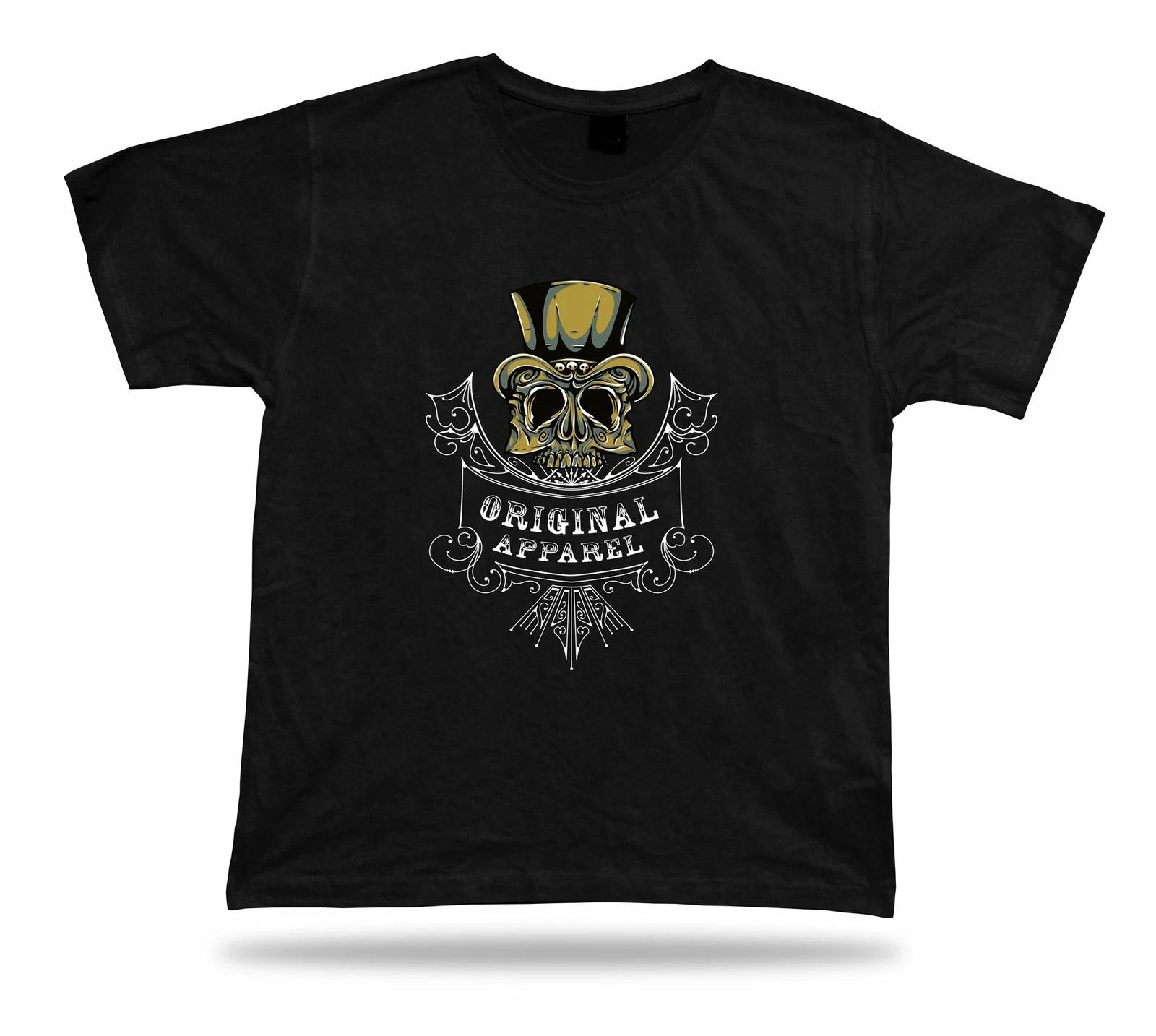 Original apparel Magician Hat Skeleton Skull vector modern stlish t shirt tee S