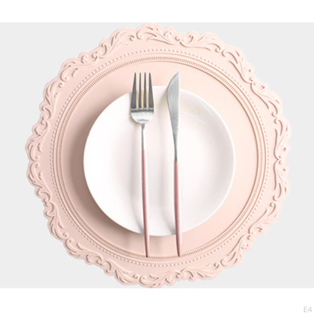 Elegant Table Placemats for Dining Room Decor - Set of 4