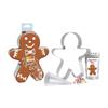 Baking Kit - SCRAPCOOKING - Gingerbread Man - Stainless Steel - 29 X 24 X 5 Cm - 4 Pcs