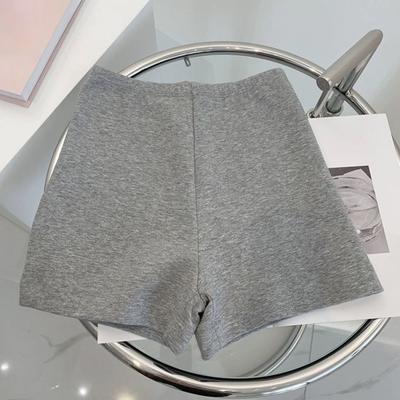 Kadın Günlük Şort Elastik Yüksek Bel Yoga Şortu Kalça Örtücü Tasarım Çok Yönlü Spor Atletik Alt Giyim