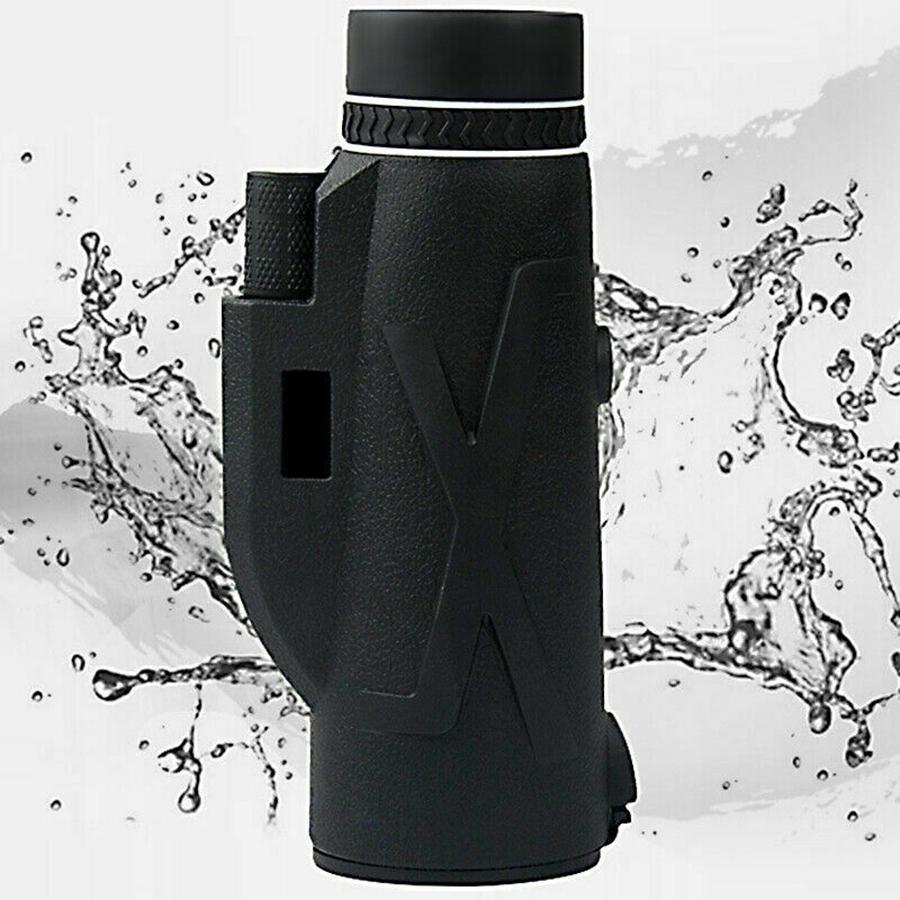 80X100 Zoom HD Lens BAK4 Prism Hiking Monocular Telescope + Phone Clip + Tripod