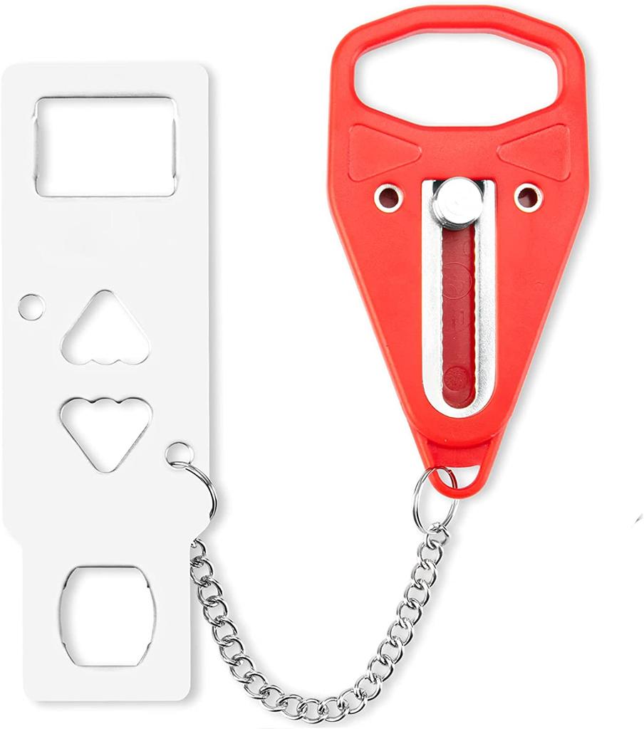 Additional Safety and Privacy for Apartment Home School Hotel Travel Lock Down Security Door Locker Padlock Portable Door Lock