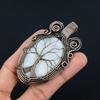 Moonstone 999 Copper Wire Wrapped Pendant, Handmade Gemstone Pendant, Gift For Mom Antique Jewelry