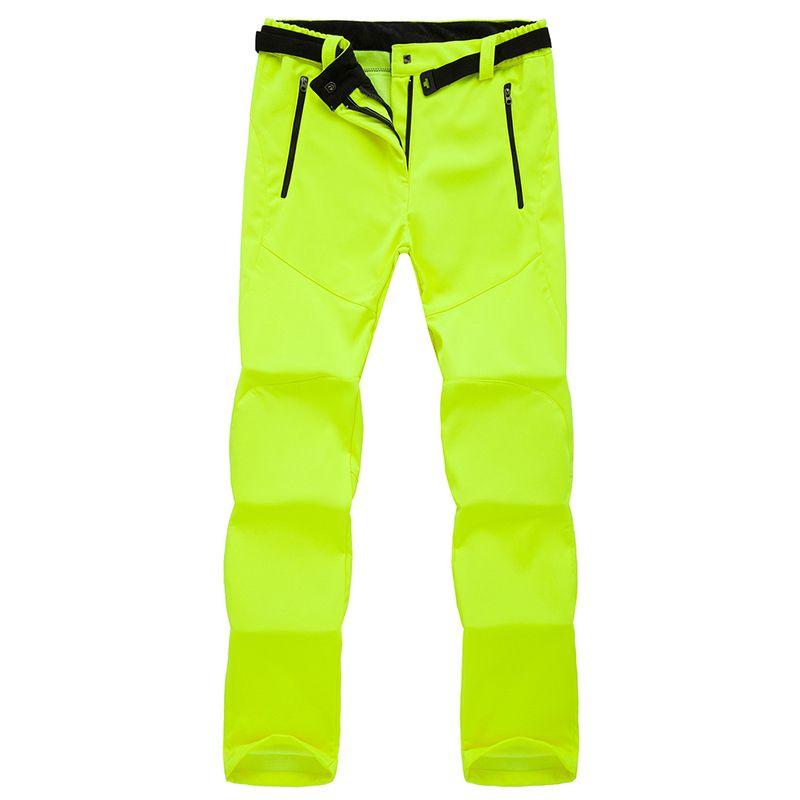 Ski Outdoor Hiking Pants Women Warm Fleece Padded Windproof Waterproof Trousers