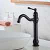 Tall Electroplated Countertop Basin Faucet