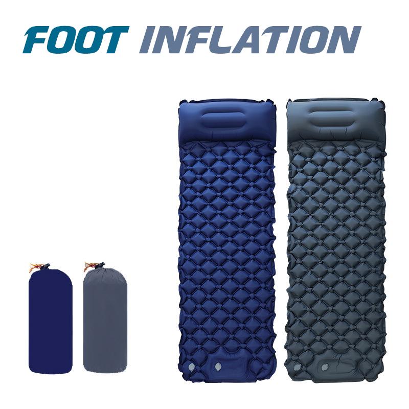 Lightweight Sleeping Air Mattress Ultralight Built In Inflator Pump Outdoor for Camping Hiking Travel