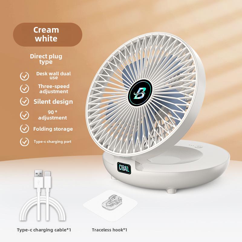 Dual-Purpose Electric Fan: Convection Circulation, Indoor/Outdoor, Rechargeable Floor & Desktop Fan